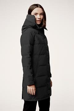 Chamarras Canada Goose Mujer Outlet - Shelburne Abrigos Black Label Negros QE8054397